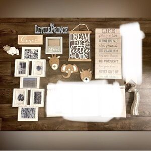 HUUUGE complete baby boy nursery decor- purchase as bundle or select items